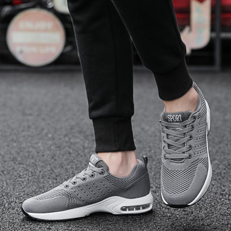 Professionelle Laufschuhe für Herren Leichte Herren-Mesh-Sneaker Schnürschuhe Herren Outdoor-Sport Tennisschuh Zapatillas De Deporte