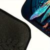 4pcs Dragonfly Pattern Printed Car Floor Mats - Universal Front And Rear Full Coverage Interior Decoration Additions, Suitable for Sedans, Vans