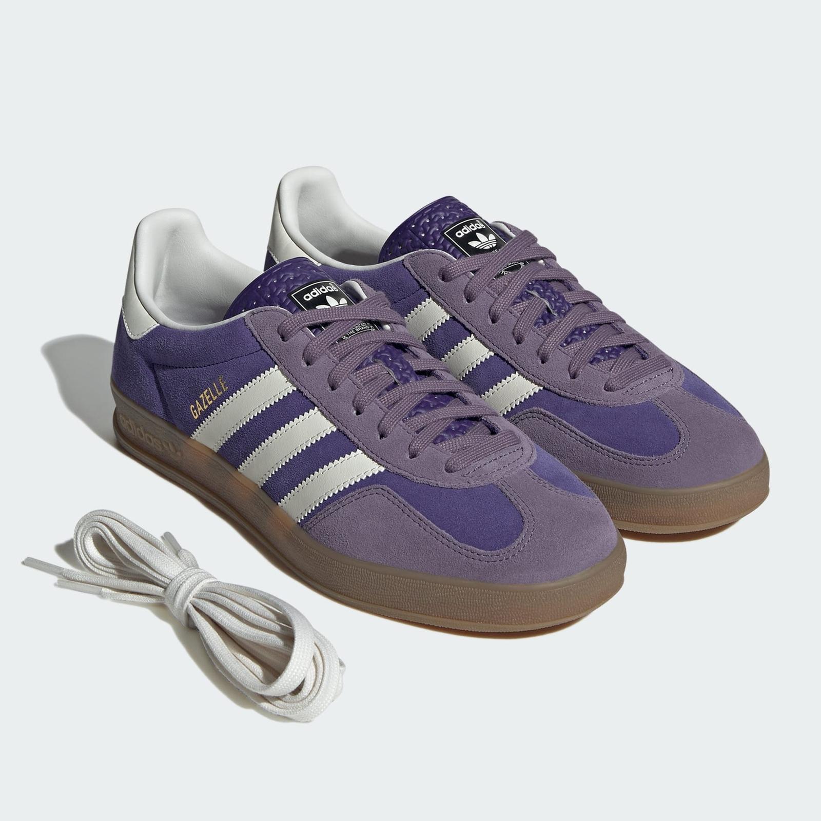 IF9645 adidas Originals Gazelle Indoor Коллегиальный Фиолетовый Обувь Белый (Мужской) 10