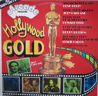 Disque LP VARIOUS - Hollywood Gold ADEP7 Arcade Records 1974 UK Bandes Originales et Comédies Musicales Occasion