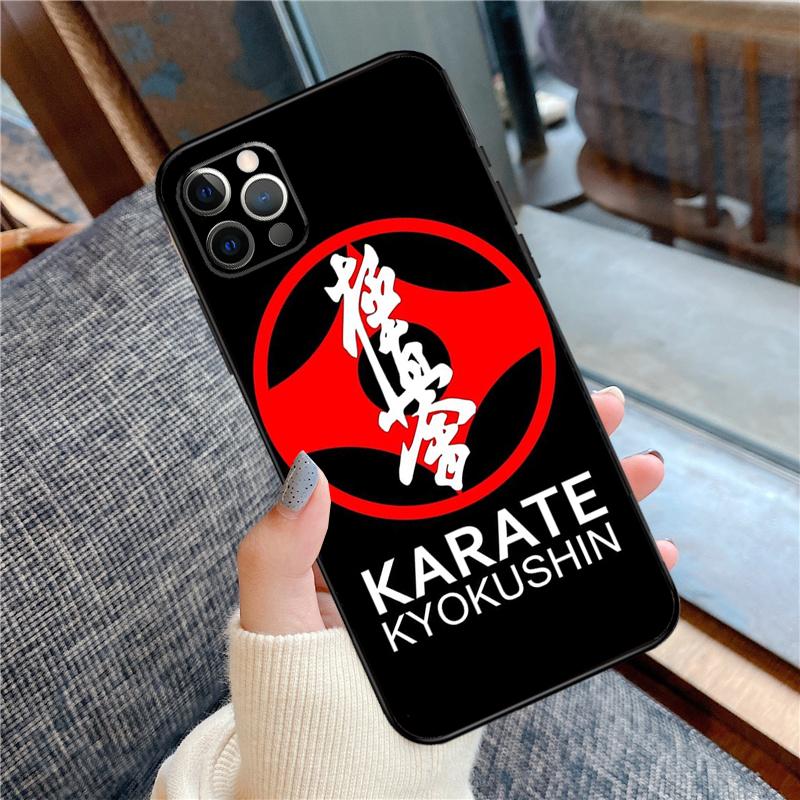 Oyama Kyokushin Karate Case For iPhone 14 12 11 15 16 Pro Max Phone Cover on iPhone 13 12 Mini X XR XS Plus Cover