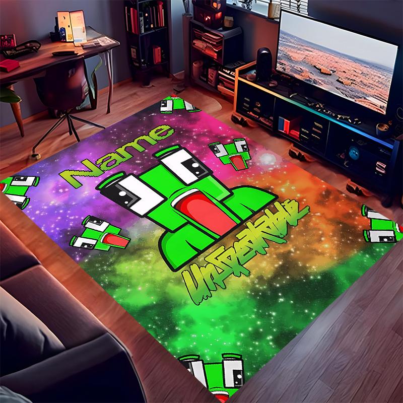 Custom personalization gaming Unspeakable Print Area Rug - Soft, Washable Non-Slip Indoor Mat,Living Room,Home&Office Decorative Rug