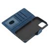 Classic PU Leather Wallet Card Flip Case Magnetic Buckle Phone Cover Shell for Iphone 13Blue