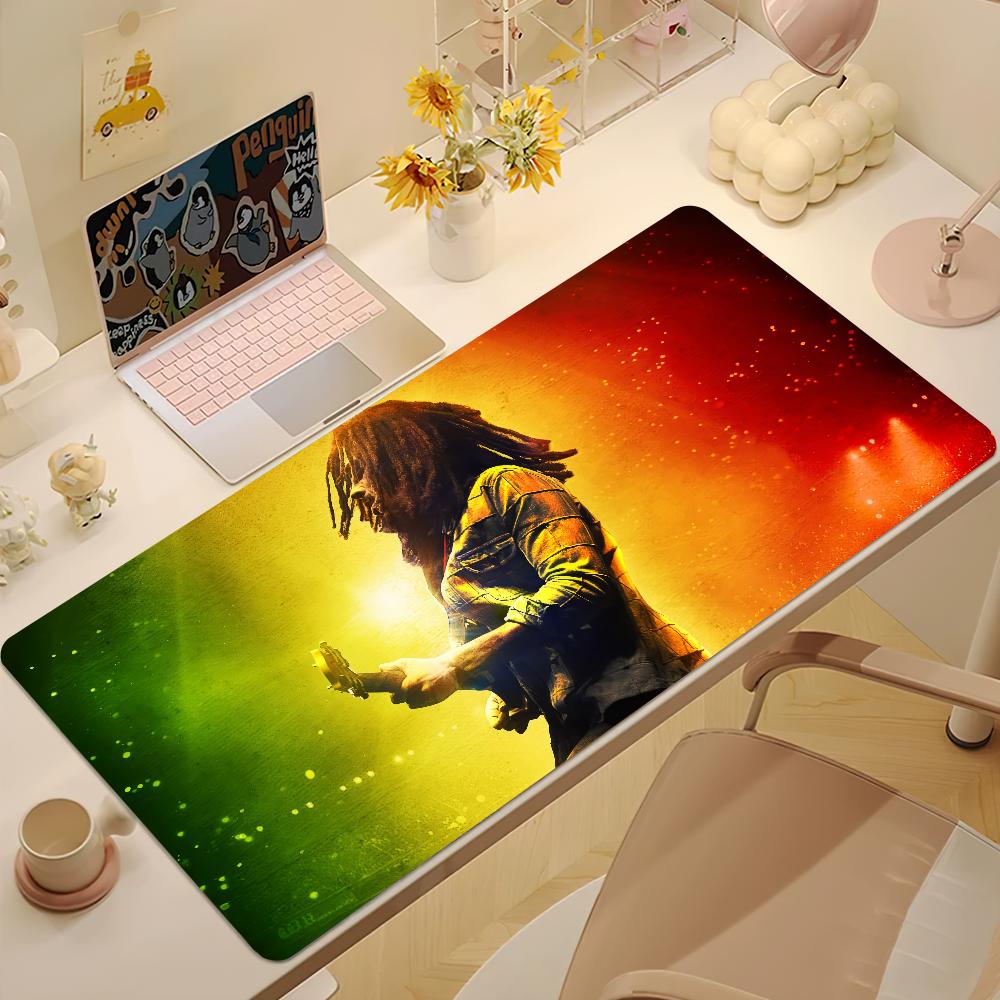 BBob Marley One Love Mouse Pad Nonslip Thickened MousePad Large Writing Lockedge Office Student Gaming Cushion