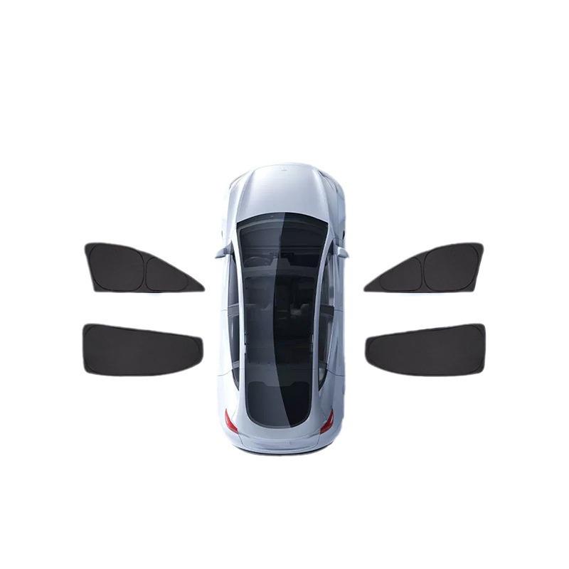 Hyundai I30, IX35, IX45, Santa Fe, Tucson, Sonata, Elantra - Full Coverage Privacy Sunshade for Side Windows