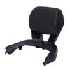 Motorcycle Rear Passenger Seat Tailstock Backrest Aluminum Alloy Passenger Backrest Cushion Pad for