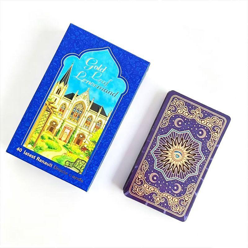 Carte Oracolo Lenormand Rana George 40 Pezzi Carte Impermeabili in PET per Divinazione & Lettura del Futuro - Mazzo Lussuoso e Durevole