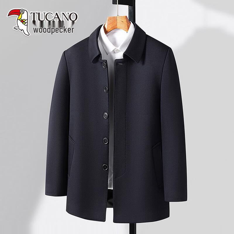 TUCANO Men s Mid-Length Lapel Windbreaker Jacket L