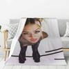 Custom British Singer Beabadoobee Blanket 3D Printed Soft Flannel Fleece Warm Throw Blankets for Office Bed Sofa Quilt