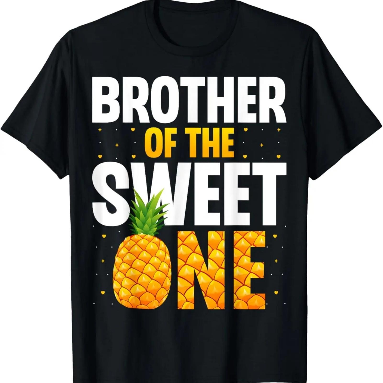 Brother of Sweet One 1st Birthday Matching Family Pineapple S