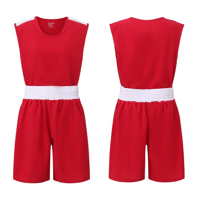 Boxing Training Suit Kids Adults Men Women Professional Sparring MMA Kickboxing Uniforms