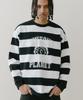 VASTIC New Found Bold Stripe Long Sleeve_Black / White