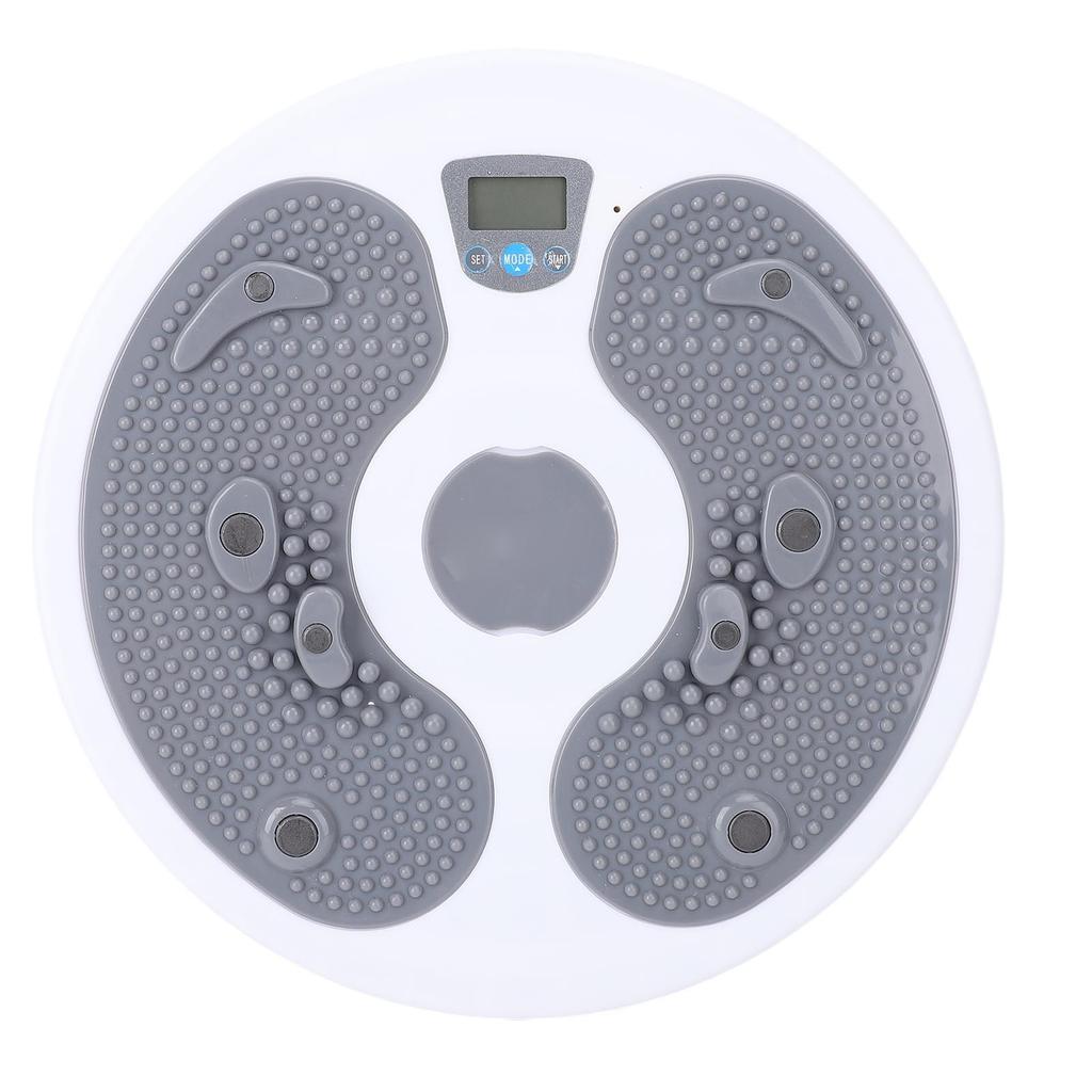Abs Twist Board with Digital Counter PP Foot Massage Core Exercise Waist Twisting Disc for Home Gym