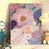 Diy Digital Oil Painting Flower Fairy Series Hand-Filled Coloring Oil Painting Decompression Healing Series Decorative Hanging Painting
