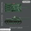 Soviet IS-2 Heavy Tank building blocks, classic armored vehicle puzzle toy model, children's handmade DIY assembly, boys' gift