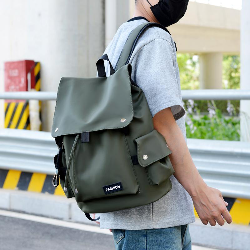 Pánský batoh Velkokapacitní Cestovní Volnočasový Jednobarevný Batoh na počítač Módní Pánský a Dámský Studentský Školní batoh