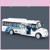 Inertial Police Bus Toy With Light And Sound Effects For Kids Educational Play