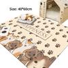 Cartoon Pattern Pet Urine Proof Carpet Washable Pet Urine Mat Durable Decoration Rug  Dog and Cat