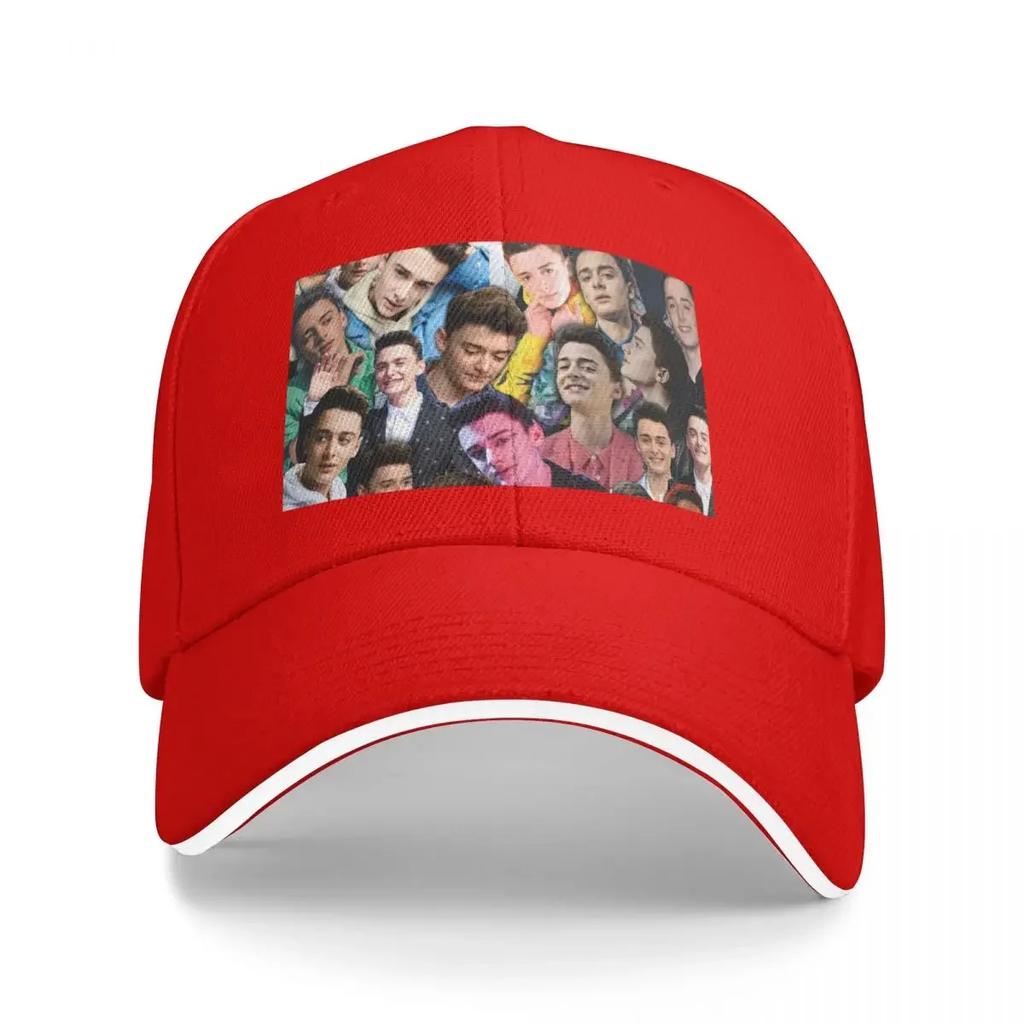 noah schnapp collage Baseball Cap Winter hat Luxury Unisex Hat Hat Luxury Brand Anime Unisex Womens