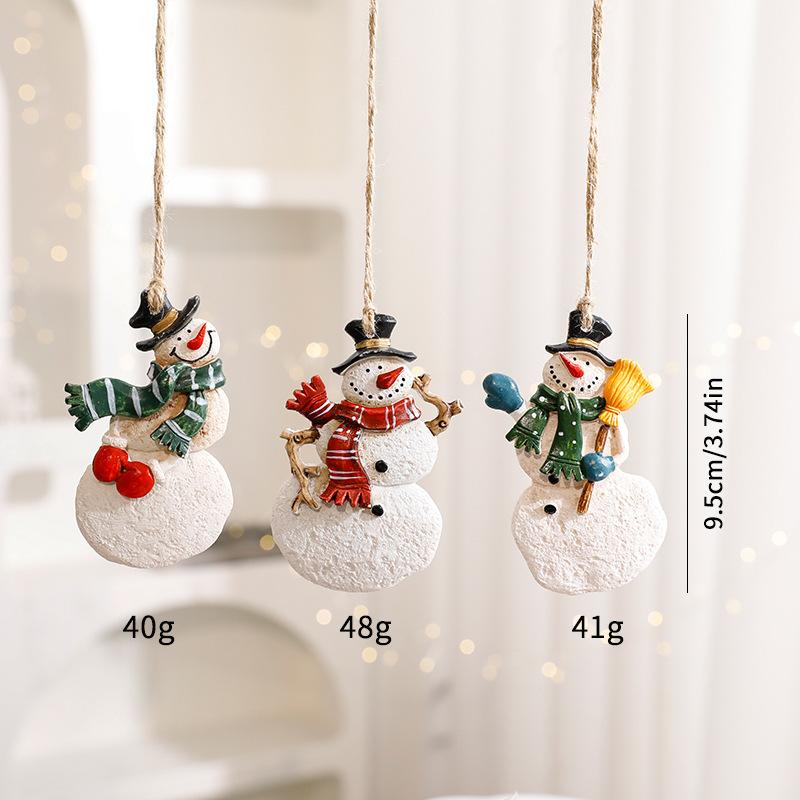 2025 New Christmas Deer Ornament Cute Cartoon Reindeer Hanging Pendant for Xmas Tree Decor Home Festival Party Decoration