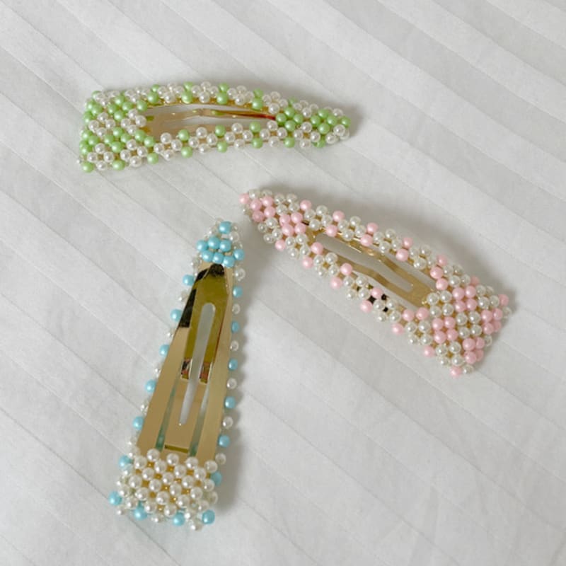 FANTASTIC PLANET pastel pearl hair pin (3colors)