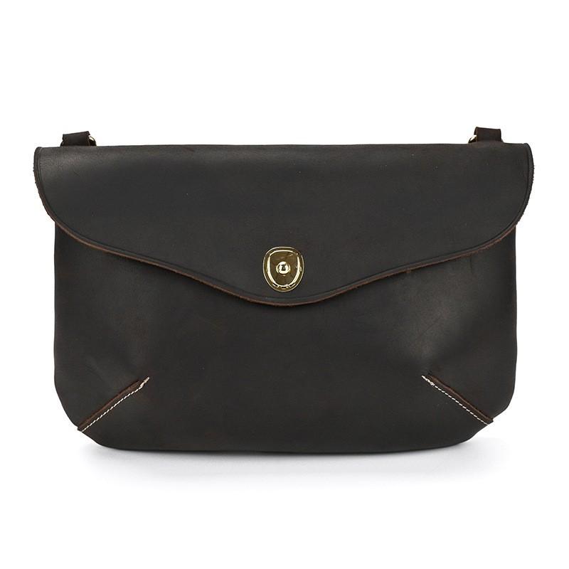 

European American Retro Leather Shoulder Bag Crazy Horse Multifunctional Handbag Top Layer Cowhide Crossbody Wash