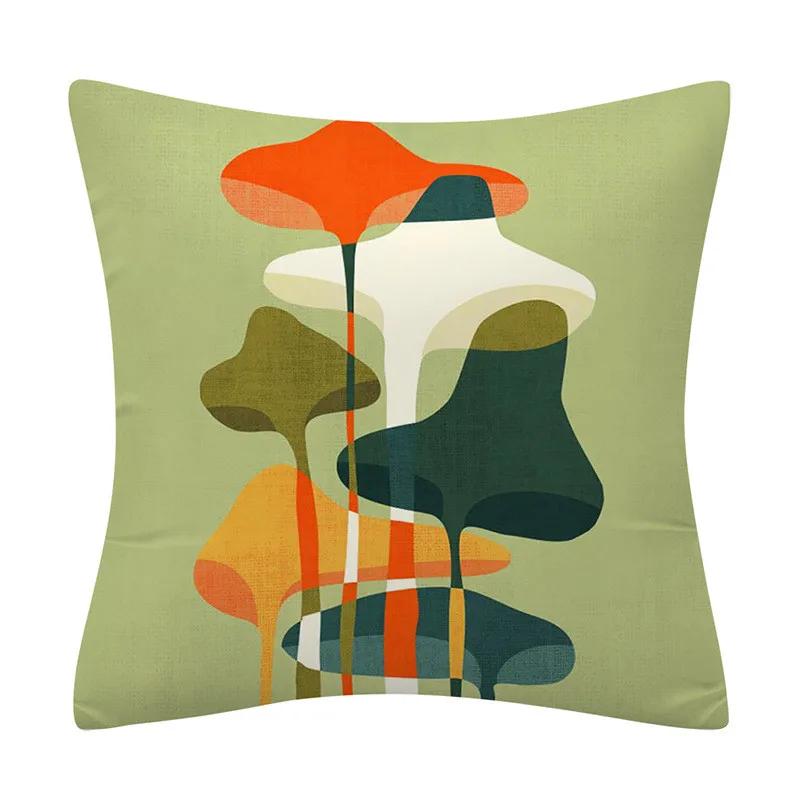 45*45cm Creative Color Geometric Design Pattern Cushion Cover Sofa Office Seat Car Waist Home Decoration