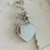 Charm Bag Accessories Lip Balm Bag Key Chain Stainless Steel Lipsticks Holder Protective Cover