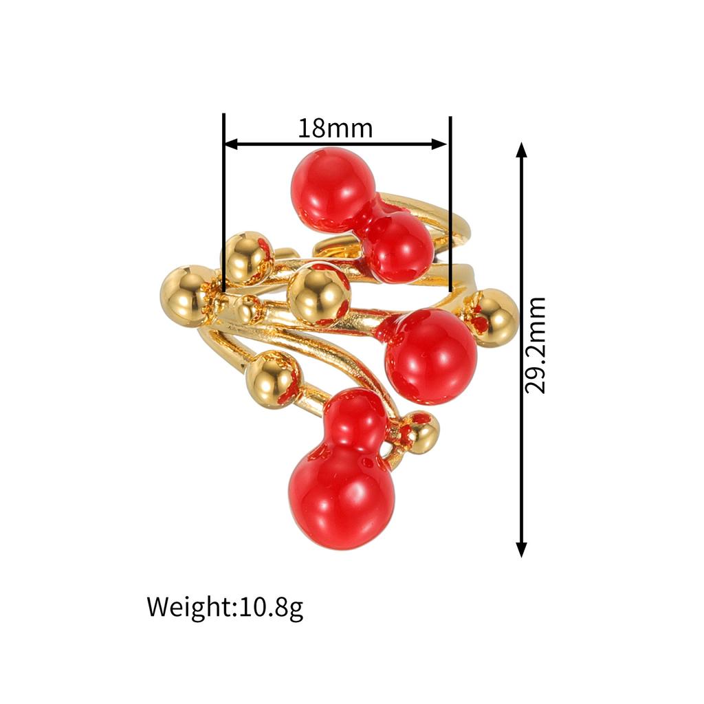 Edelstahl Vintage Zirkon Ringe für Frauen Verstellbar Retro Glänzender Stein Offener Ring Wasserdicht Weihnachts Schmuck Geschenk