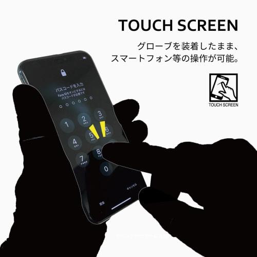 RS TAICHI TAICHI Motorcycle All Season Waterproof Rain Touch Panel Compatible Built-in Protector DRYMASTER Compass Gloves RST451 BLACK/WHITE L