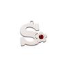 Xiaomi 5 Pcs/lot Cute Flower Alphabet Pendants Stainless Steel Jewelry 26 Capital Letter Charms for DIY Necklace Bracelet Earring 2026