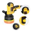 Electric Car Polisher Waxing Machine Automotive Scratch Repair Small Flat Polishing Tool with EU Plug for Auto Detailing