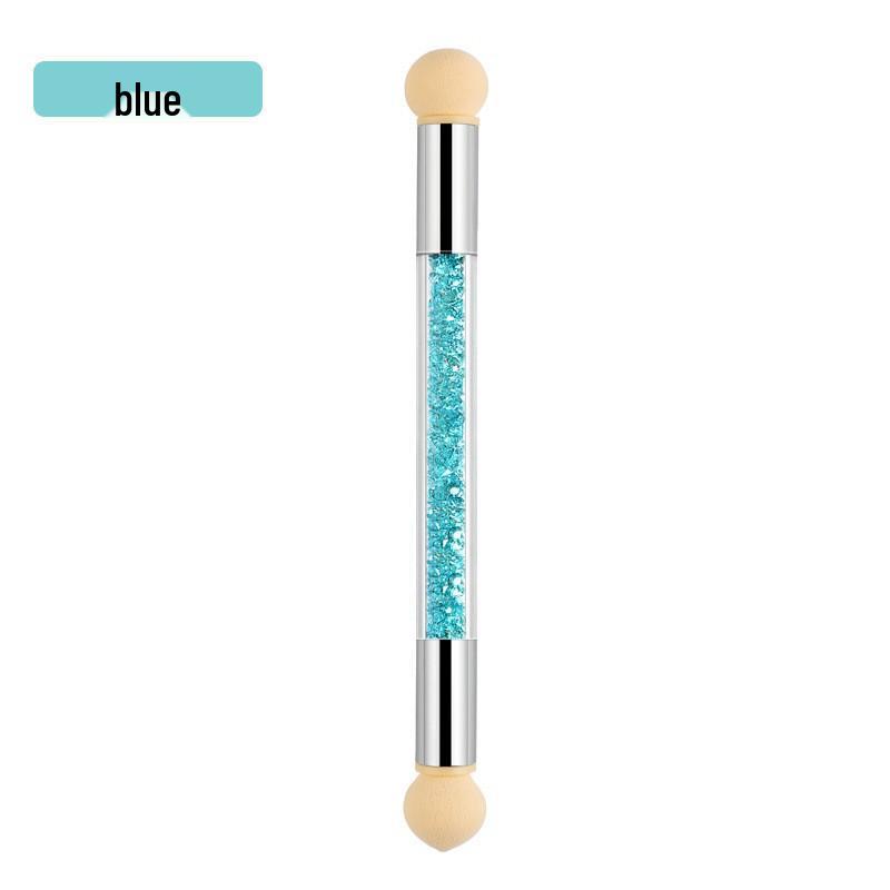 Nail Art Double-Ended Sponge & Dotting Tool for Gradient and Blending