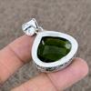 Peridot Gemstone Handmade 925 Sterling Silver Jewelry Pendant 1.77" KKG-21