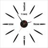 Nordic Modern Creative Wall Clock DIY Acrylic Wall Sticker Clock Simple Non Perforated Living Room Decoration Clock