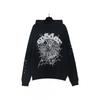 Young Thug Inspired Foam Letter 555555 Hoodie Couple Pink Sweatshirt