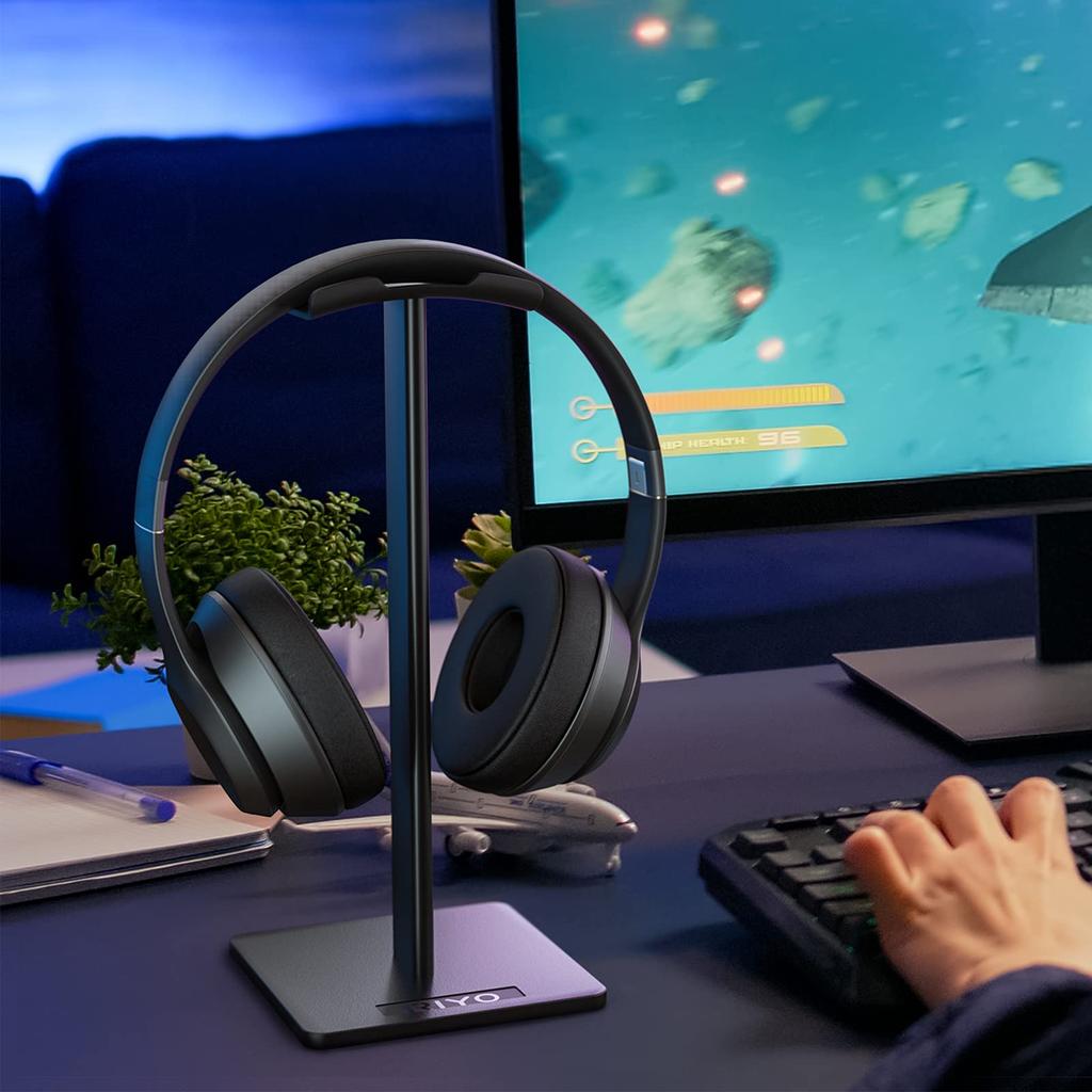 Headphone Desktop Headset Easy Desk Simple Black Z1 Stand, Stand, Non-Slip, Assembly, Storage, Design,