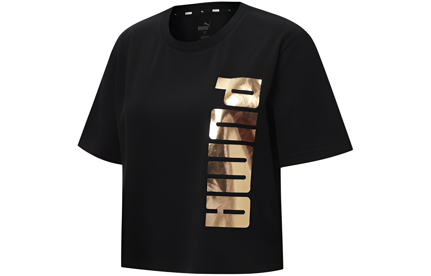 PUMA Drop Shoulder Sleeve T Shirt Women s Black 587588-01 XS