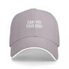 Can I Pet Your Dog Baseball Cap Visor Birthday Hat Unisex Womens Beach Outlet Unisexs