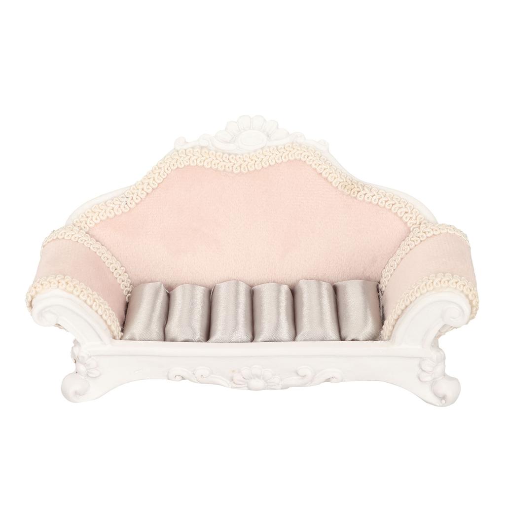 Sofa Jewelry Holders Resin Crafting Novel Ring Holder for Wedding Valentines Mothers Day Pink