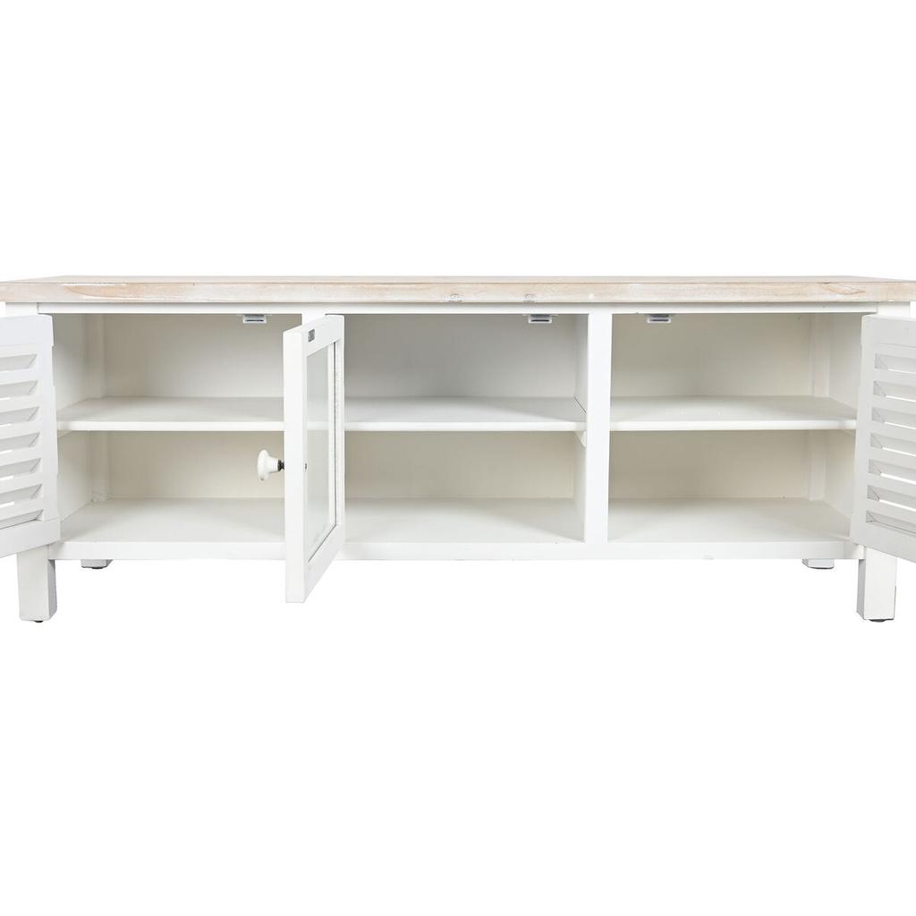 Television Furniture DKD Home Decor White Fir MDF Wood 120 X 40 X 45 Cm