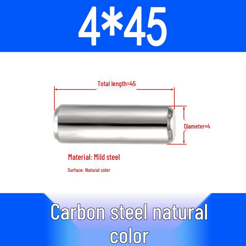 GB119 Iron Cylindrical Positioning Pin - Solid Pin Shaft M3M4M5M6M8M10M12