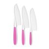 Kids' Safe Fruit Knife Set for Early Education with Folding Plastic Storage Basket