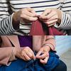 12Pcs Stainless Steel Self Threading Needles Hand Sewing Needles Home Household Tools New 2022
