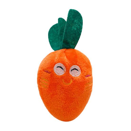 

Плюшевая Морковка Игрушка для Собак Милая Пищащая Морковка Игрушка-Жевалка для Собак Мягкая Игрушка для Щенков при Прорезывании Зубов для Собак Снятие Тревоги Интерактивная Игра оранжевый