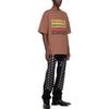 WE11DONE SS22 T Shirt Unisex Brown WD-TT1-22-652-U-BR