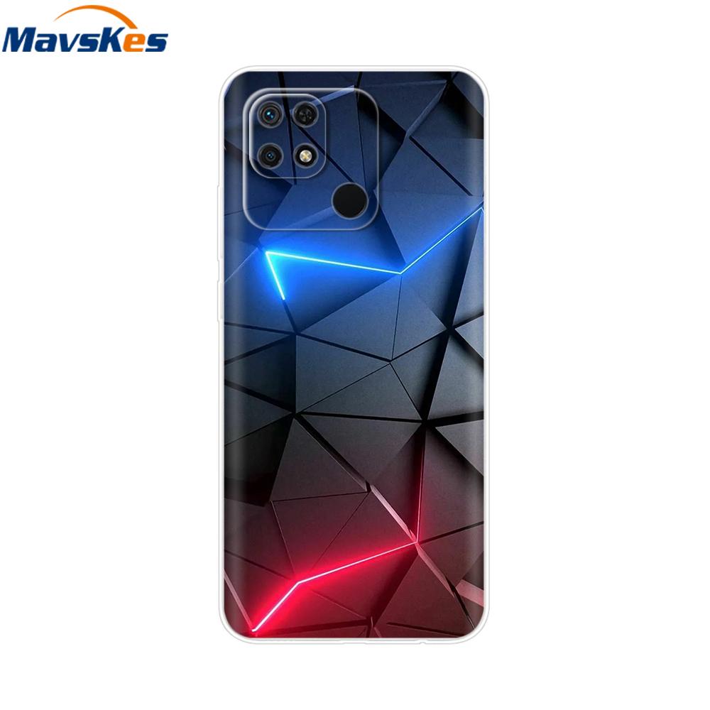 For Redmi 10C Case Clear Heart Flower Soft Silicon Phone Cover For Xiaomi Redmi 10C Coque redmi10C 10 C Fundas Bumper Shockproof