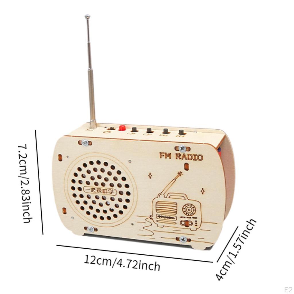 DIY Radio Modell Wissenschaftsset Lernspielzeug Technologie Kinder Puzzle Frühes Lernen
