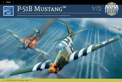 Alma Hobby US Army Air Force Mustang Plastic Model ADL70041 Molding Color 1/72 P-51B
