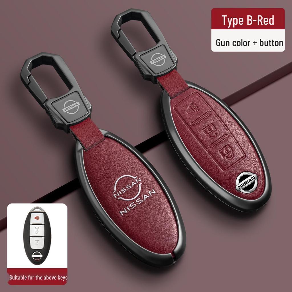 Key Covers for Dongfeng Nissan Models: Sylphy, Teana, Qashqai, Tiida, X-Trail, Kicks, Sunny, Classic, and 14th Gen Murano.